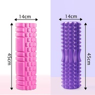 45cm Yoga foam roller muscle massage Block pilates tools Yoga Column fitness foam roller set gym Yog