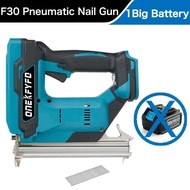 Wireless Portable Electric Nail Gun Straight U Staples Brushless Stapler Nailer