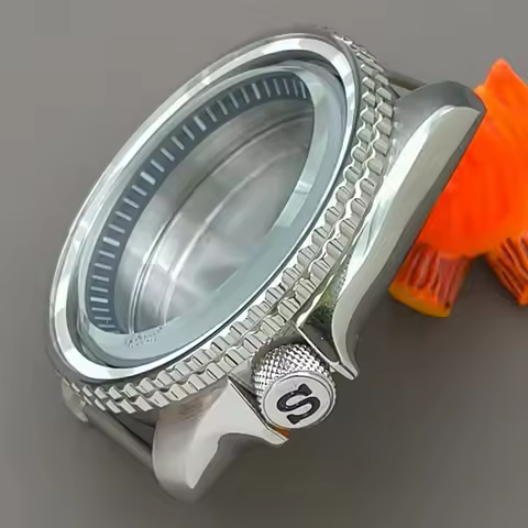 NH35 Case 42mm SKX007 SRPD Watch Case Flat Sapphire Crystal Glass Fits NH35 NH36 4R 7S26 Movement fo