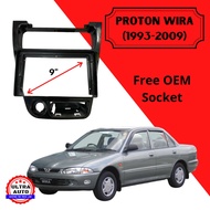 (Proton Wira 1993 to 2009) 9" Android Player Custom Case/Casing with OEM Cable Cables 1994 1995 1996