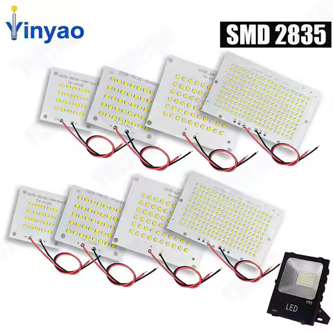 1Pcs LED Floodlight LED Chip10W 20W 30W 50W 100W 150W 200W SMD2835 White Warm White LED PCB Board La