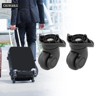 [CHiWANJi] 2Pcs Universal Luggage Suitcase Wheel Suitcase Repair Wear Resistant Wheel Pulley Repair 