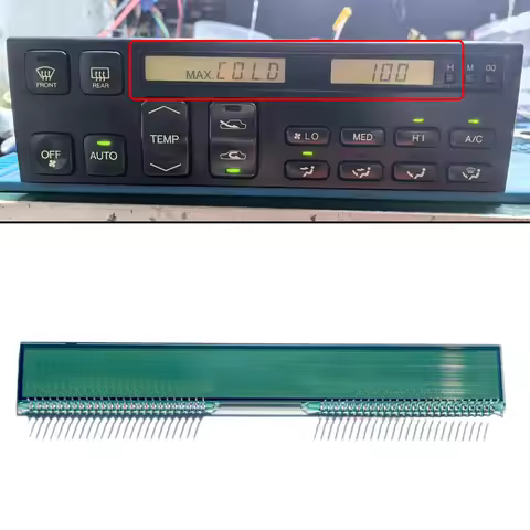 LCD Display For Lexus LS400 1993-1994 A/C Climate Control Unit 50 Pins LHD Hand Driver Instrument Cl