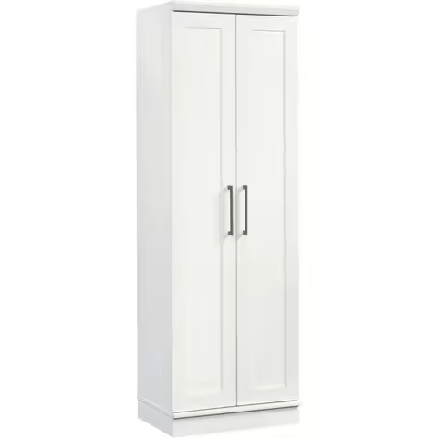 HomePlus Storage Pantry cabinets, L: 23.31" x W: 17.01" x H: 70.91", Soft White finish