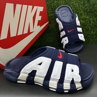 NIKE Mens More Uptempo FQ8699-400 Midnight Navy Slides | Sandals | Slippers (100% Authentic) Ready S