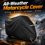 AOTOPS Motorcycle Cover All Season Universal Weather Quality Waterproof Sun Outdoor Protection Durab