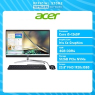 ACER ASPIRE C SERIES (C24-1751-1240W11T) AIO (i5-1240P, Iris Xe Graphics, 8GB, 512GB, 23.8" FHD, W11