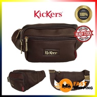 KICKERS ORIGINAL COW LEATHER WAIST POUCH BAG BEG LELAKI KULIT ORIGINAL LEMBU ASLI BEG PINGGANG BRAND