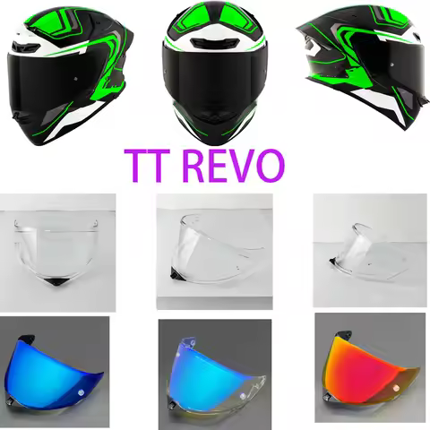 Motorcycle helmet Visor for KYT TT Revo Helmets Replacement Lens Shield Windshield Glass goggle for 
