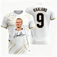 Haaland's No. 9 football jersey England jersey Autumn Sports Dry Quickly Men's Jersey Adult Kids Siz