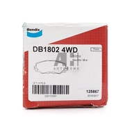 Front Brake Pads TOYOTA Sienta & NAV1 - BENDIX 4WD Brake Pad DB1802