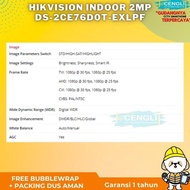 New Hikvision Ds-2Ce76D0T-Exipf Indoor 2Mp Cctv Camera with Official Warranty