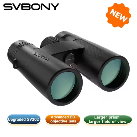 Svbony SV202 Upgraded ED Binoculars 8x32/8x42/10x42 Wide Field of View Bak4 Prism IPX7 Waterproof Fo