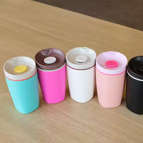 Durable Stainless Steel Thermos Bottle Reusable Leak-Proof Vacuum Insulated Cup Portable Fashion Spo
