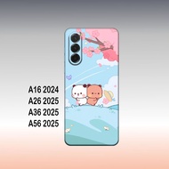 Samsung A16 Softcase A26/ A36/ A56/ A76/ - Flexible Black Silicone Phone Cover Casing