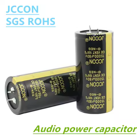 1Pcs JCCON 80V 3300UF 4700UF 6800UF 10000UF 15000UF 22000UF For Audio Hifi Amplifier High Frequency 