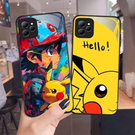 NC-66 Pikachu Hard Glass Casing for Infinix Smart 6 7 8 Hot 9 10 11 Play 30i 40i Pro