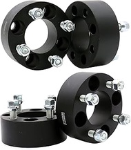 HICKS 4x4" Wheel Spacers 2" Thick Wheel Spacer Adapters 68.5mm Hub Bore with 1/2"-20 Studs fit for E