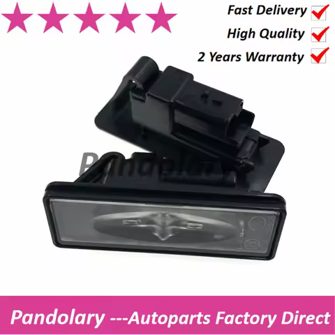 New LED License Plate Light for Peugeot 2008 301 308 408 3008 508 Citroen C3 C4 C5 DS4 DS5 6340G3 63