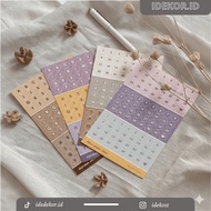 ALPHABET/DATE STICKER BUNDLE