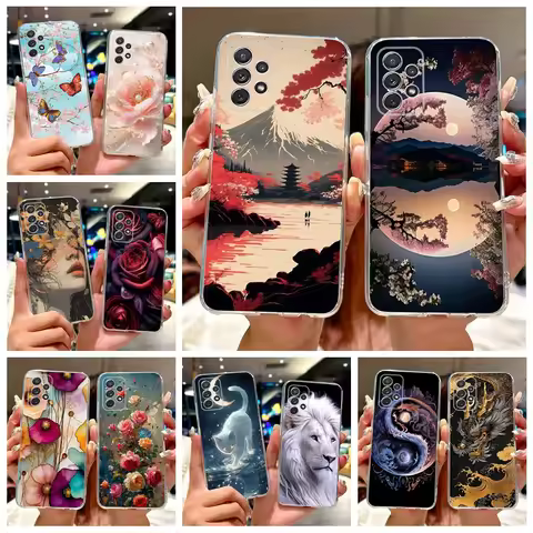 For Samsung Galaxy A53 Case SM-A536B New Fashion Painted Cover Soft Slim Phone Case For Samsung A23 
