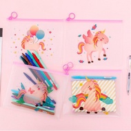 Zipper Bag Unicorn (cute) / Stationery Holder / Pencil Case
