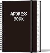 Address Book with Alphabetical Tabs - A5 Telephone & Address Book with Address Contacts, Special Dat