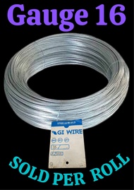 GI Wire ▪️ Galvanized Iron Wire ▪️ Sold per Roll. Alambre.  Hindi nangangalawang. Pang Sampayan atbp