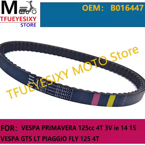 TFUEYESIXY Trasmission Drive Belt For VESPA PRIMAVERA 125cc 4T 3V ie 14 15 VESPA GTS LT PIAGGIO FLY 