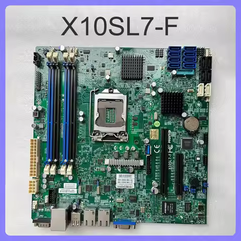 E3-1200 v3/v4 4th Gen Core i3 DDR3 LGA1150X10SL7-F Server Motherboard X10SL7-F