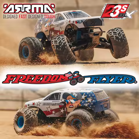 ARRMA FREEDOM FLYER ARA3530SFFT1 BLX 3S Brushless RWD Monster Truck 1/10 RC Electric Remote Control 