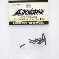 NC-B2-082 AXON M2 ScrewSPS 2mm X 8mm 10Pic Button Head/ (Steel)