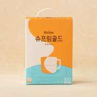 Original Maxim Moka Reduced Sugar Milk Snow Peak Gold Three-In-One Instant Latte Coffee Korean Class