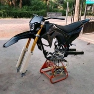 frame rangka body bodyset replika crf 150L paket hemat tanpa roda PNP MESIN : TIGER MP mono mp Primu