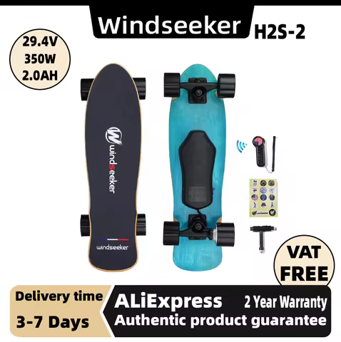 Windseeker H2S-2 Adult Electric Scooter 29.4V2.0Ah Battery 350W Motor f-road wheels E-skateboard E-s