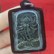 PHRA MAE DURGA KALI WARRIOR GODDESS SHIVA WEAPON STRONG PROTECTIVE POWERS RARE OLD THAI BUDDHA AMULE