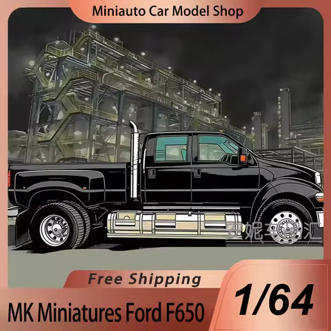 New In Stock Mk Miniatures 1:64 Ford F650 SUV Hec 2026 Alloy Model Miniature Diecast Model Pontiac S