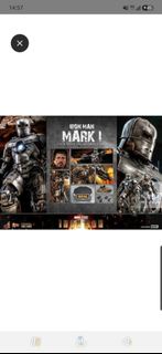 Hot Toys mms605 1/6 Iron Man Mark I 收藏人偶