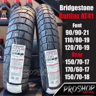 💥ส่งฟรี💥ยาง Bridgestone Battlax AT41 ขอบ 21 18 Africa Twin CB500X F850GS F90/90-21 ปี 24