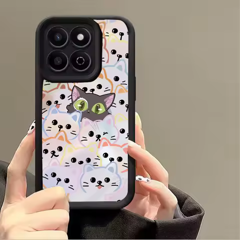 Colored kitten Matte Shockproof Cover Phone Case Anti-drop FOR Motorola Moto G04 G14 E13 G34 G10 G20