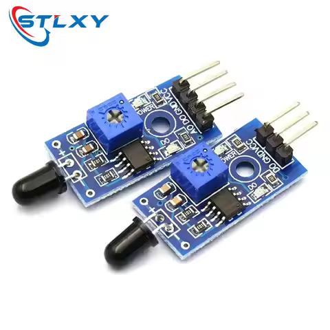 LM393 3/4 Pin IR Flame Detection Sensor Module Fire Detector Infrared Receiver Module for arduino Di