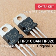 (SATU SET) TRANSISTOR TIP31C TIP32C ORIGINAL TIP 31C TIP 32C  TIP31 TIP32 TIP 31 TIP 32 TRANSISTOR T
