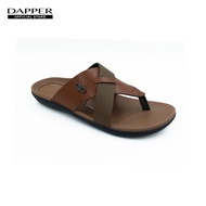 DAPPER รองเท้าแตะ แบบหูหนีบ DP Iconic Thong Sandals สีน้ำตาล