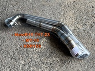 คอท่อสแตนเลส 304แท้ คอ2นิ้ว สำหรับ Mslaz/R15/MT15/New R15/XSR155/CBR150R/Demon150GRGN/CB150R/Drone/
