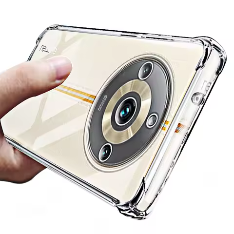 Phone Case for Realme 11 Pro Plus Case Transparent 10 Pro+ Back Cover on Realme 11 10 Pro C55 C35 C3