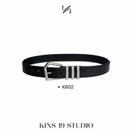 KINS | เข็มขัดผู้ชายหนังแท้ คินส์ ‘KINS GENUINE LEATHER BELT’ Size 105 cm. (KB01-KB03)