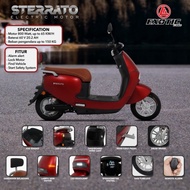 Sepeda Motor Listrik Exotic Sterrato (Ongkir Nego)