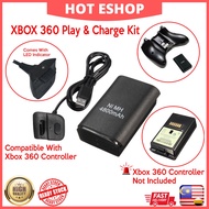 XBOX 360 Play &amp; Charge Kit XBOX 360 4800mAh Rechargeable Battery &amp; Charging Cable Pack
