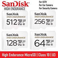 SanDisk High Endurance 128GB 256GB 512GB Micro SD Card Class 10 Dash Cam Car Camera CCTV