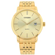 [𝐏𝐎𝐖𝐄𝐑𝐌𝐀𝐓𝐈𝐂]Citizen DZ0042-55P DZ0042-55P Gold Tone Stainless Steel Analog Quartz Men's Classic Watch